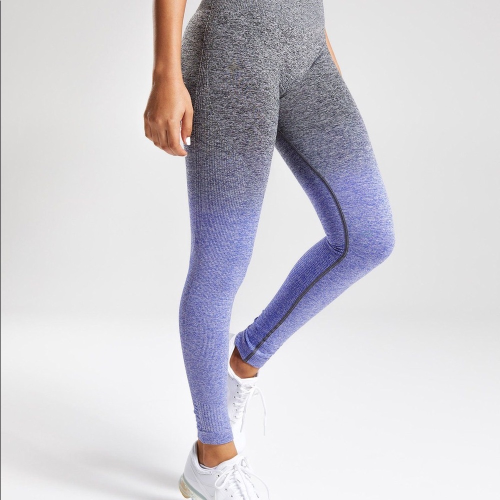 Gymshark ombré leggings in indigo (blue) in xs s